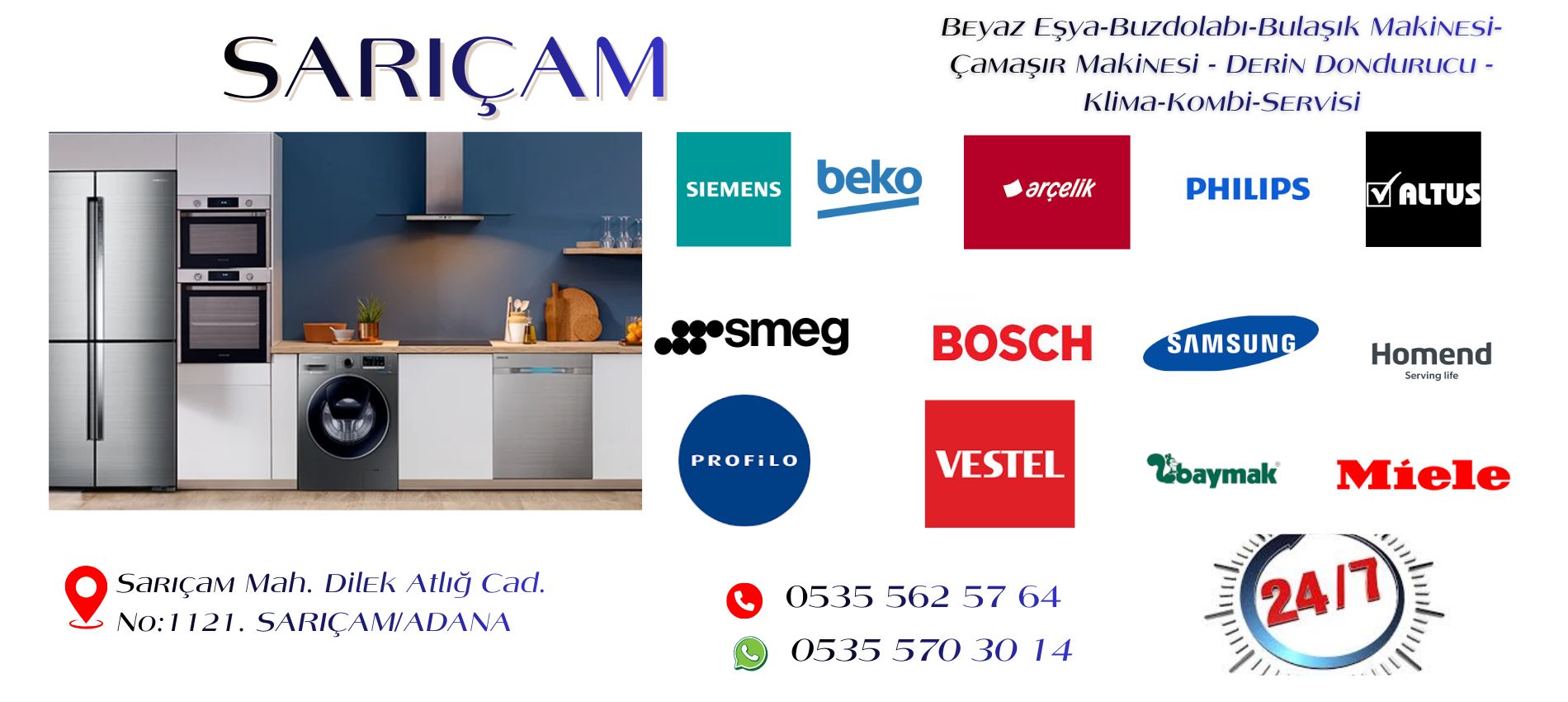 Sarıçam Beyaz Eşya 